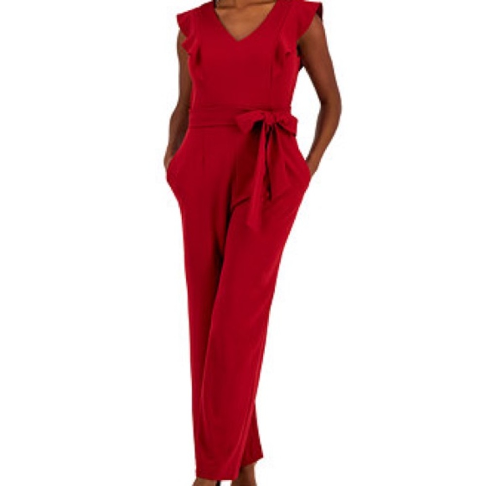 Red jumpsuit